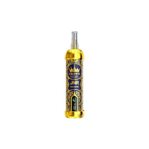 JNR Crown Shisha 100K – Puff jetable / Disposable en cuir – 3 % de nicotine