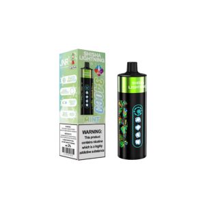 JNR Shisha Lightning 34K – Puff jetable / Disposable DTL avec 2 % de nicotine